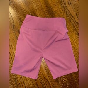 Grey Lab Los Angeles workout shorties from Nordstrom size small earthy pink